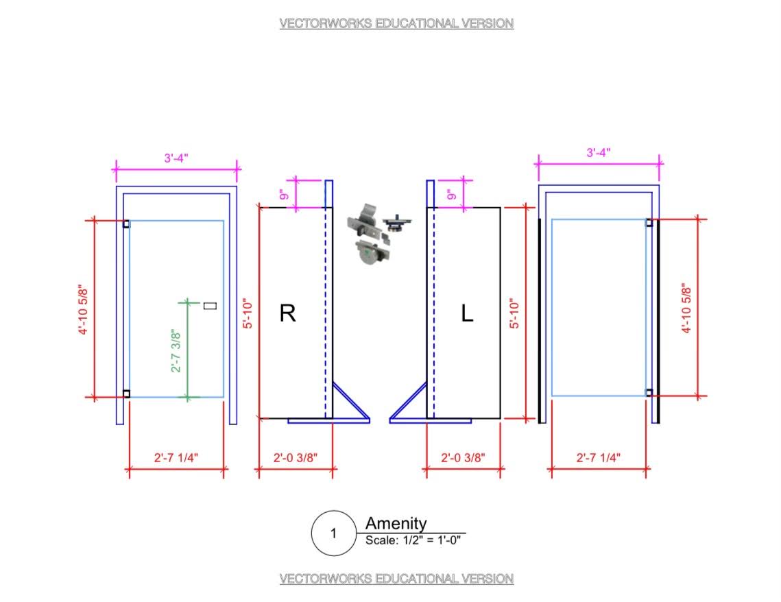 Vectorworks Public Amenity #9 Door Design