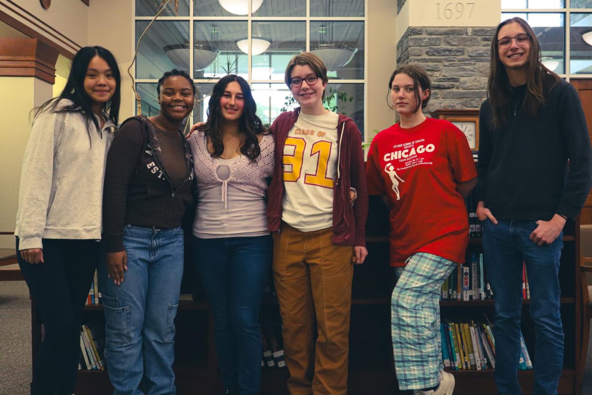 From left to right: Alana Son '26, Lauren Washington '26, Serafina Kubersky '26, Anjali Tremblay '26, Rainey Koren '27, Liam Hilliard '26