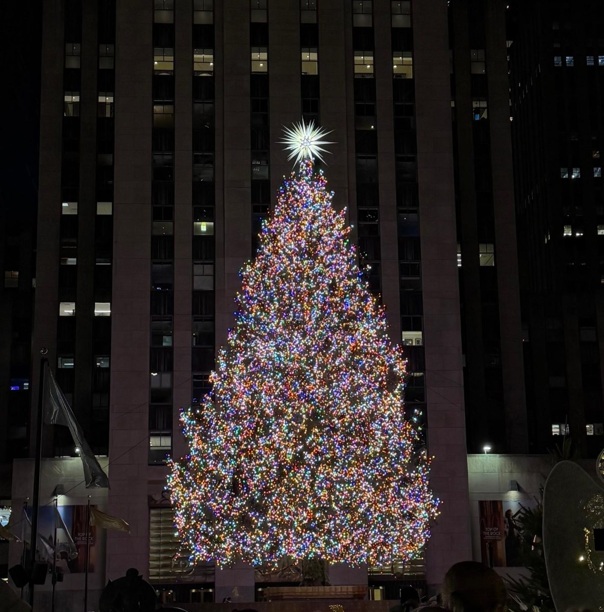 For over 80 years, a giant Christmas tree has been lit at the Rockefeller Center in New York City 