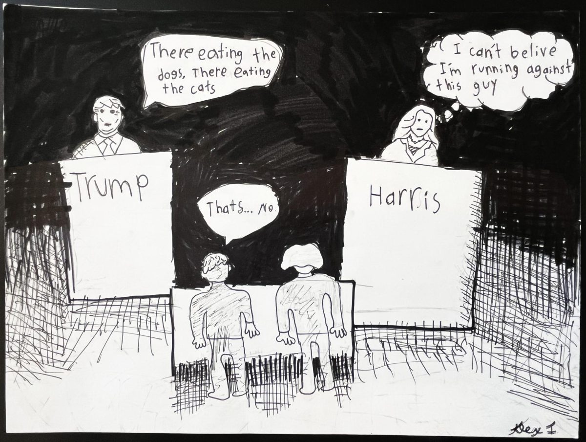 Middle School Comics Join Upper School Art In “The Blue and White”