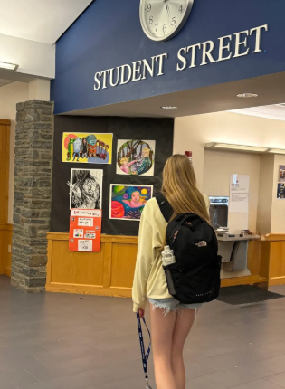 Emma Hacker '27, athlete and co-clerk of the mental-health oriented student organization Morgan's Message.
