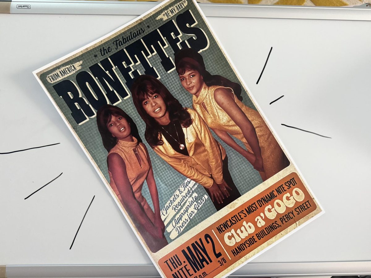 Ronettes' 1963 concert poster